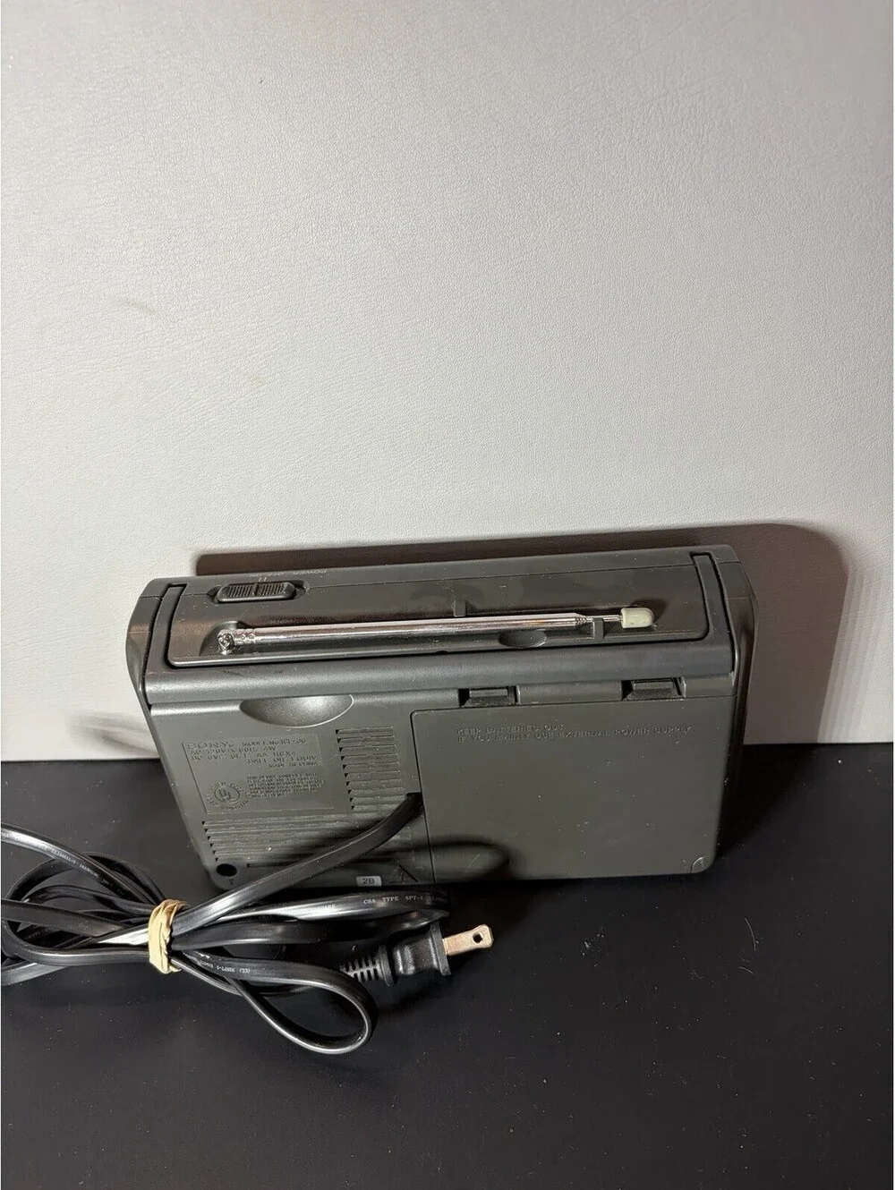 Vintage Sony, ICF-36, Weather TV FM /AM 4 Band Portable Radio